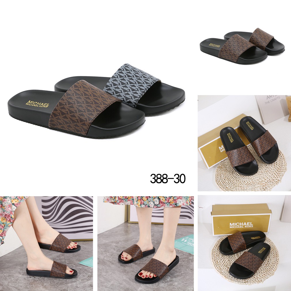 Slide Sandals Signature Logo MK #388-30