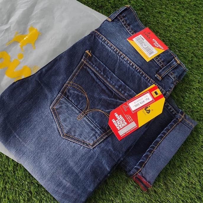 Celana Jeans Lois Original Pria 27-38 Panjang - Jins Lois Cowok Asli 100% Premium ORIGINALL [17.8]