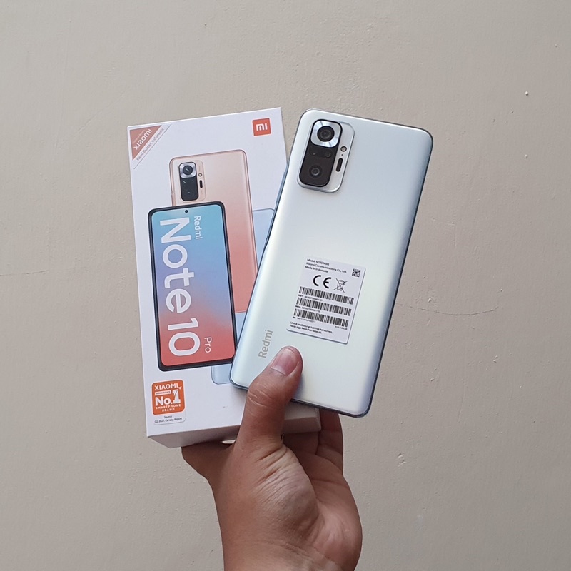 Jual Redmi Note 10 Pro 8/128 Fullset Ori | Shopee Indonesia