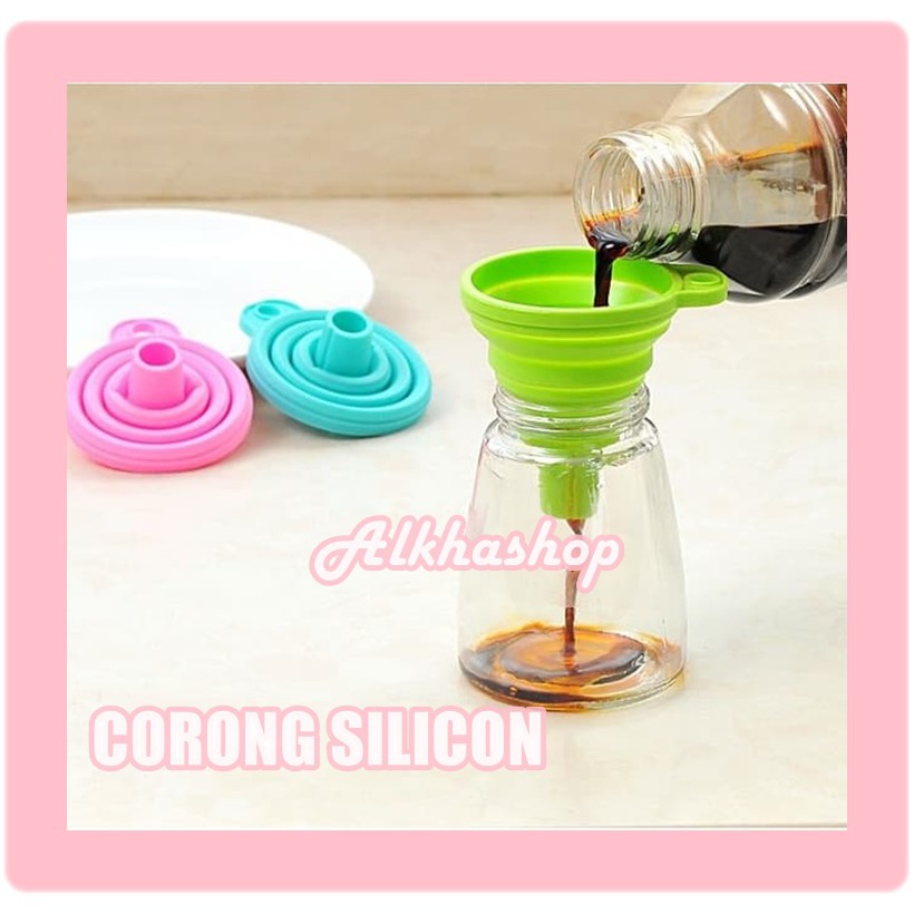 CORONG SILICON CORONG AIR CORONG MINYAK CORONG PORTABLE ALAT DAPUR PERLENGKAPAN RUMAH ALAT MASAK