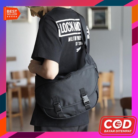 Tas Pria Import Model Selempang Jinpaidi 0083 Tas Selempang Slingbag Tas Pria Nylon Messenger Bag E&