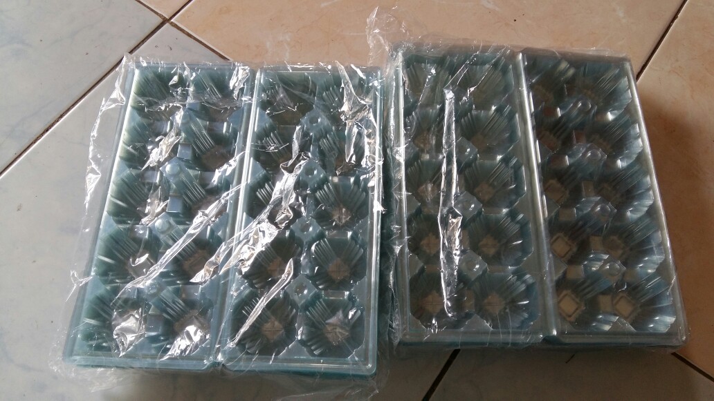 Mika Telur Tanpa Pengunci 50 Pcs Isi 10 Telur / Mika Telor / Tempat Telor