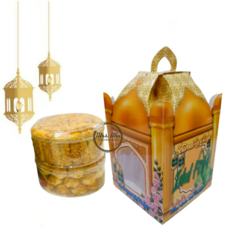 

Kotak Hampers Idul Fitri 2 Toples / Box Lebaran / Dus Parcel / Box Kue Kering / Dus Eid Mubarak / Kotak Snack Lebaran