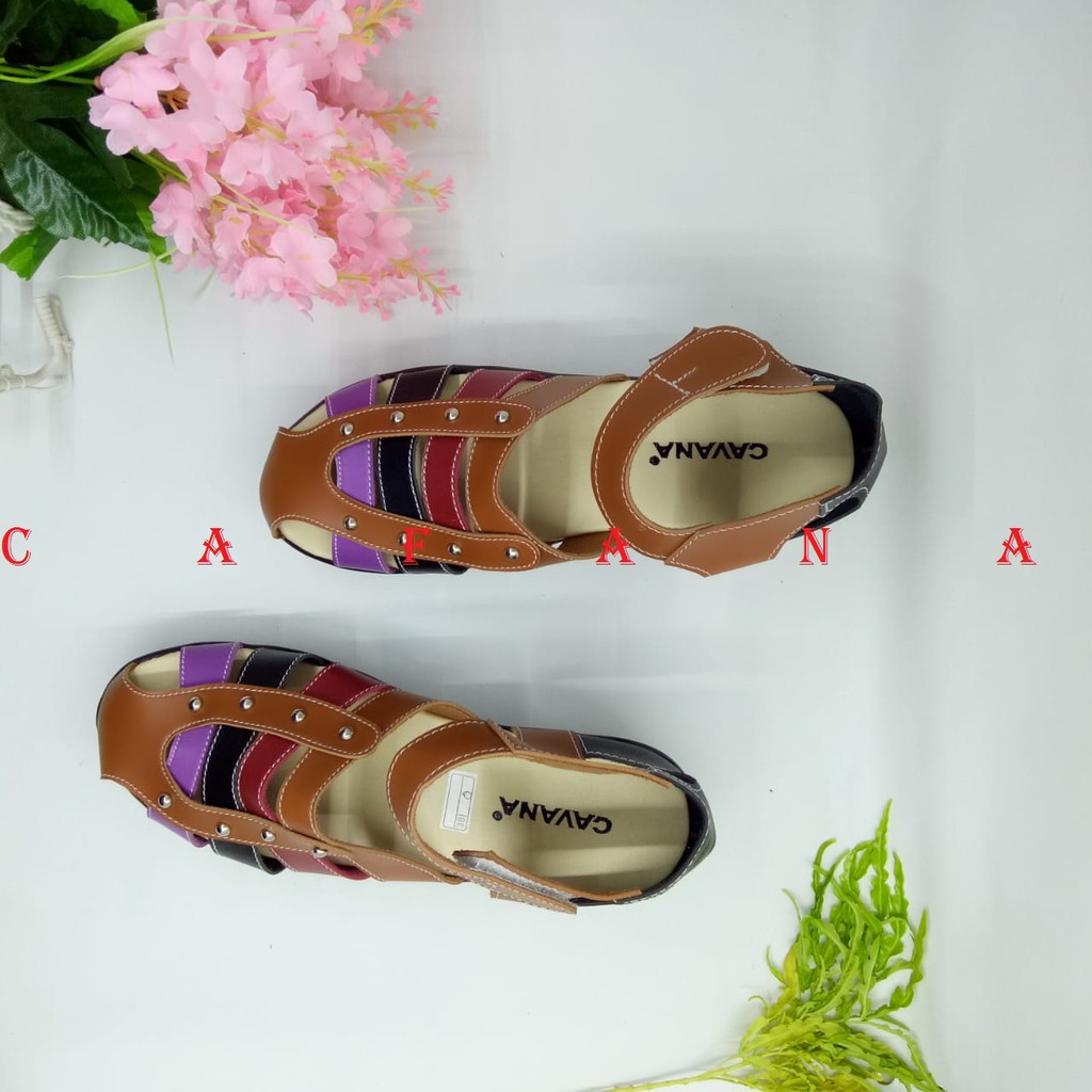 Cafana Sandal Wedges Wanita SDW222 Wedges