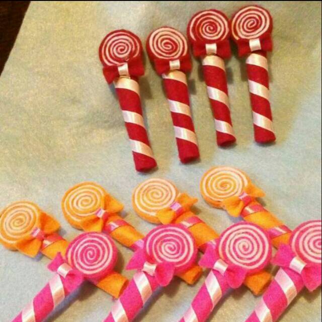 

Tutup pensil lolipop (souvenir pernikahan)