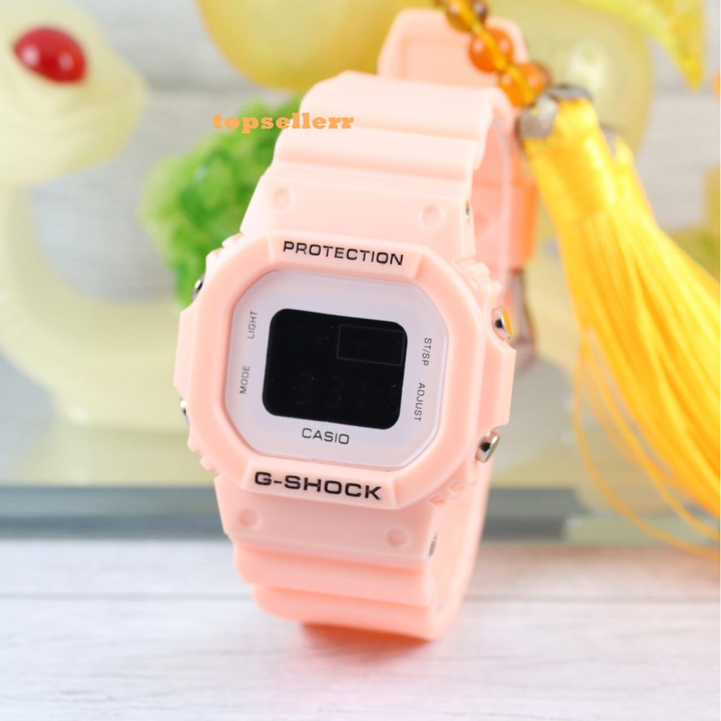 Ready jam tangan wanita gshock gls5600 full pink