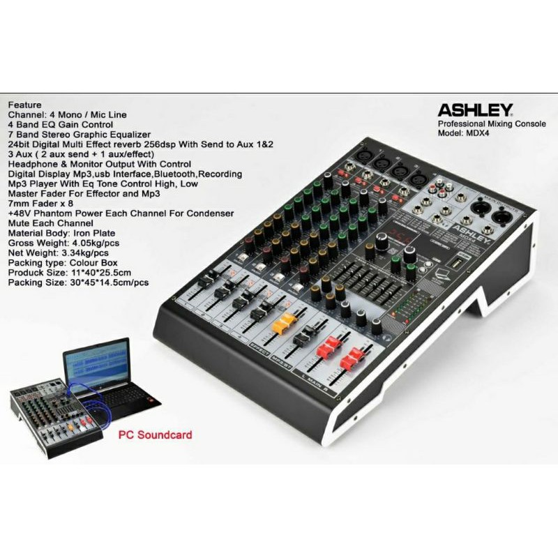 Mixer Ashley MDX4 Original