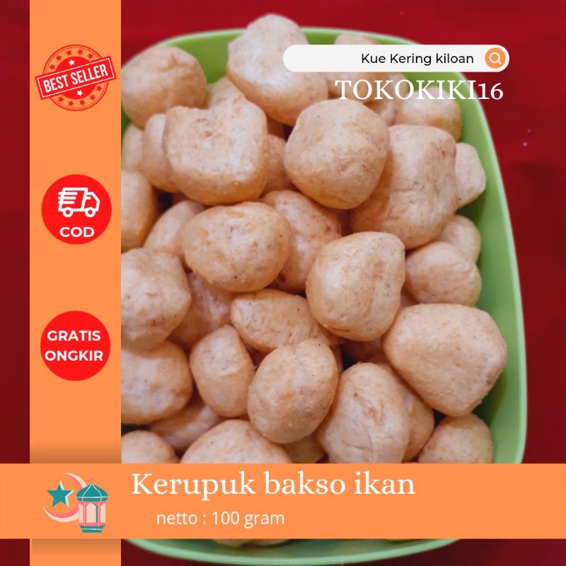 

KERUPUK BAKSO IKAN TENGGIRI / KERUPUK GETAS / TOKOKIKI16