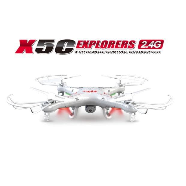 Syma X5C Explorer Quadcopter - Drone dengan Kamera 2MP dan Baterai Li-Po 500mAh