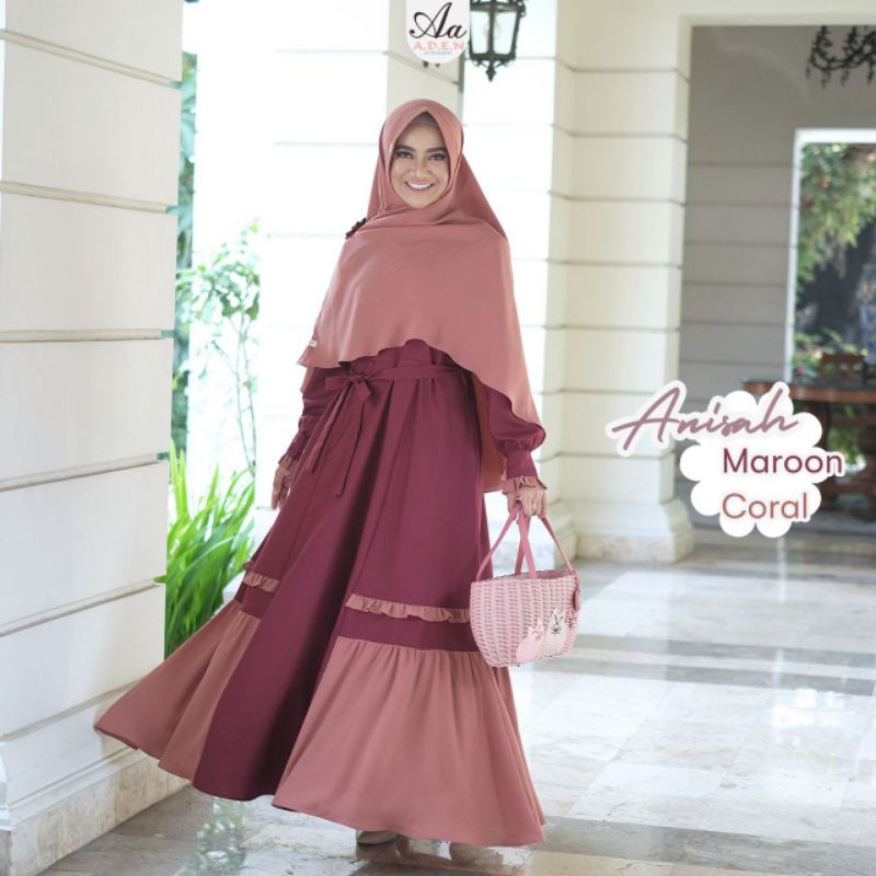 Gamis dress Anisah set by Aden