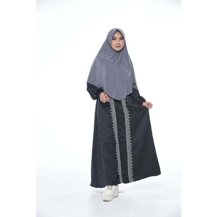 PREMIUM RABBANI - GAMIS DRESSLIM MUSLIM WANITA ARETTA - PUTIH, S