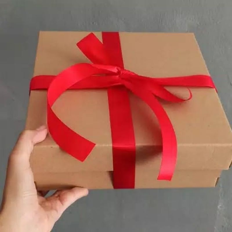 

box kotak white gift box RATA storage import karton samson dekorasi hadiah