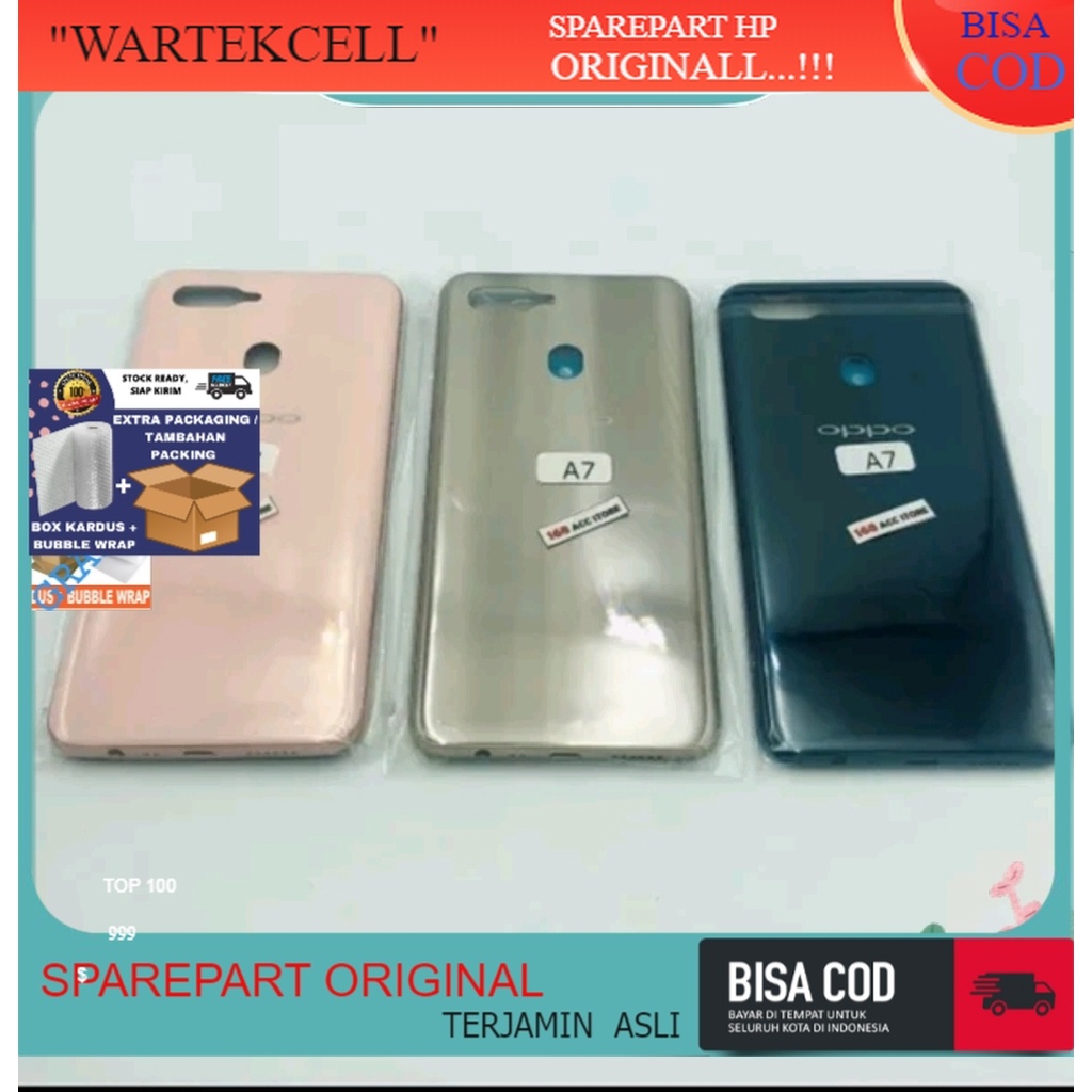 BACK CASING BACKDOOR HOUSING OPPO A7 ORIGINAL