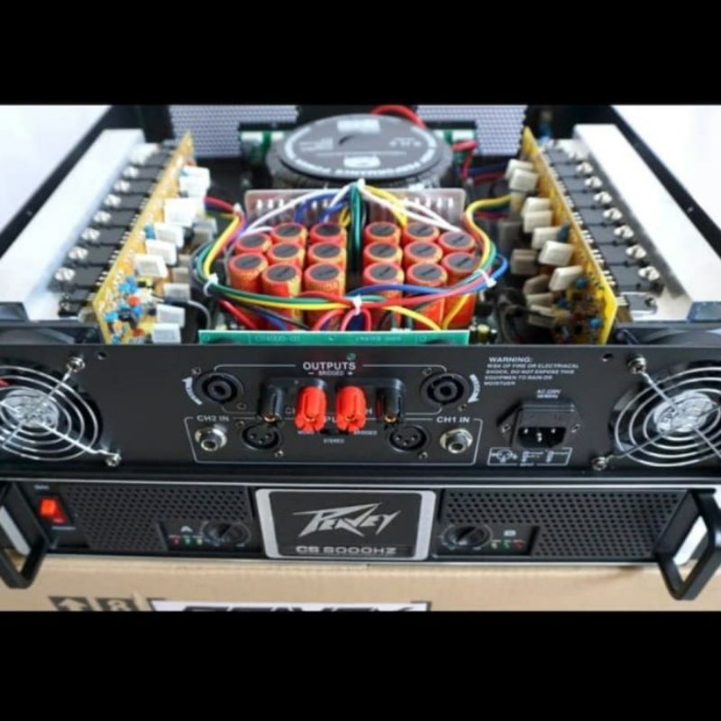 power amplifier peavey cs 8000 hz cs8000