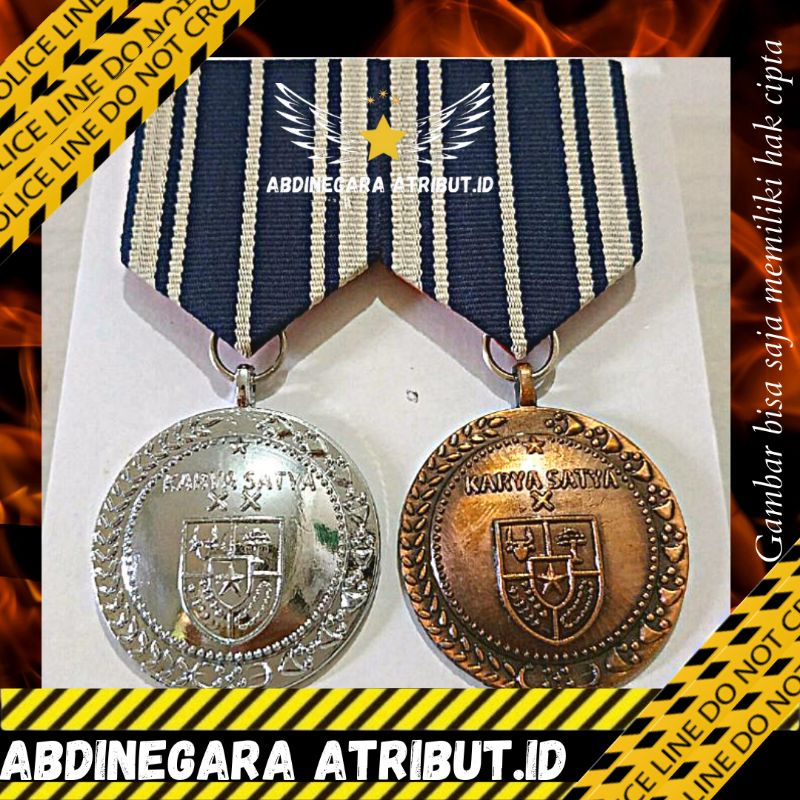 Satya lencana PNS ASN 10 20 TAHUN Abdinegara Atribut