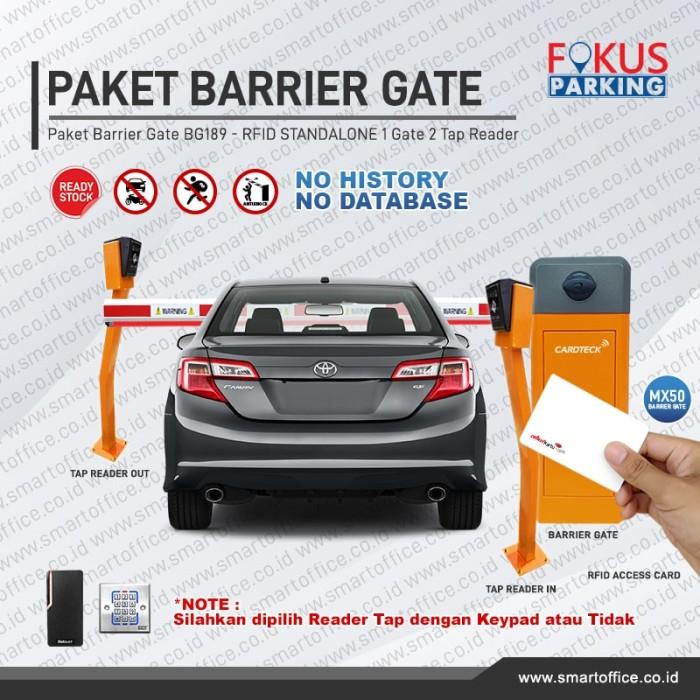 Portal Otomatis Perumahan 1 Gate 2Tap Reader Rfid Barrier Gate Mx50