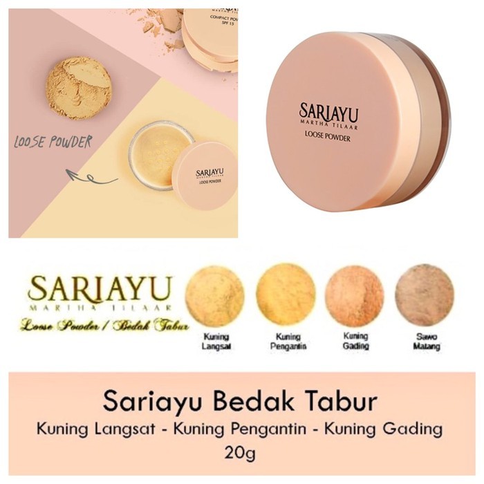 SARIAYU LOOSE POWDER/BEDAK TABUR KUNING LANGSAT