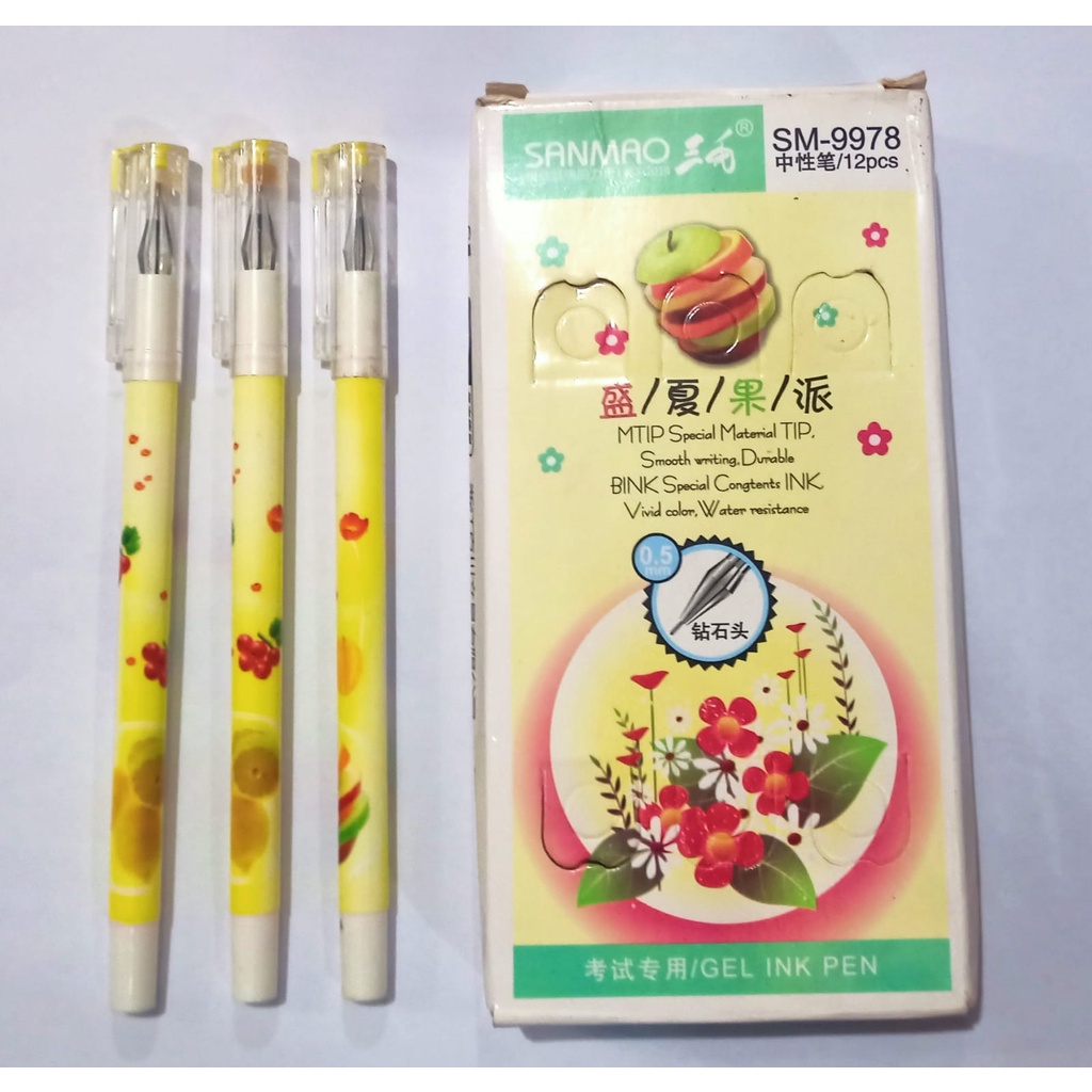

Bolpen Sanmao SM-9978 Pulpen Gen Ink Pen 0.5mm