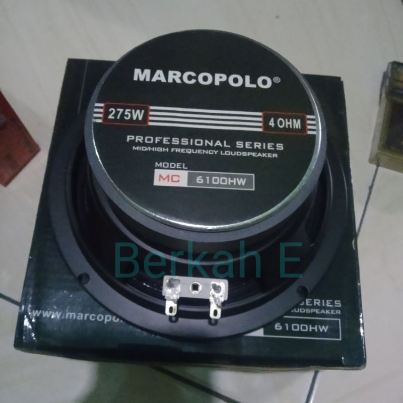 Speaker 6 Inch Marcopolo Full Range Midh Range 6 Inch Kualitas Bagus