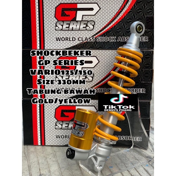 Shock/shockbreaker vario mio beat scoopy uk 330 tbg bawah gp series free stiker ohlin