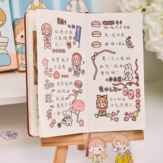 Sticker Lucu Aesthetic 2D 3D Stiker Botol Minum Anak Stiker Buku Diary DIY Sticker Laptop Stiker HP