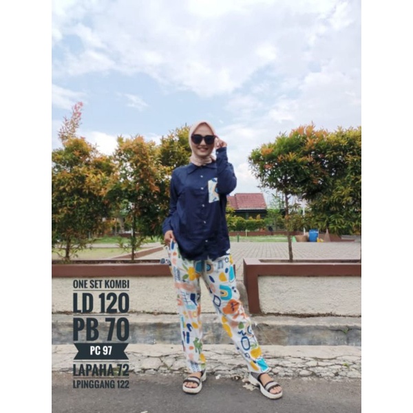 ONE SET KOMBI -PAJAMAS KOMBI OTAK-PAJAMAS KOMBI -PAJAMAS RAYON-PAJAMAS CANTIK-PAJAMAS MURAH -PAJAMAS