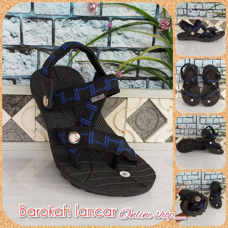 SANDAL GUNUNG ANAK SOL KARET size 33-37 100% LENTUR