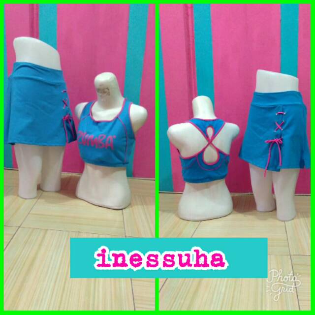 Bra senam zumba bra polos rok senam zumba rok aerobic