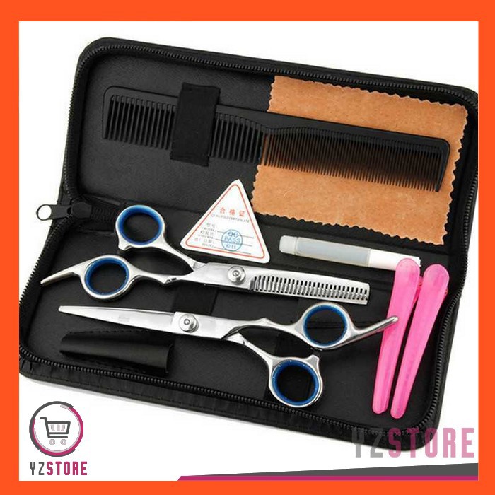 Gunting Set Cukur Potong Rambut Salon Profesional YZ34