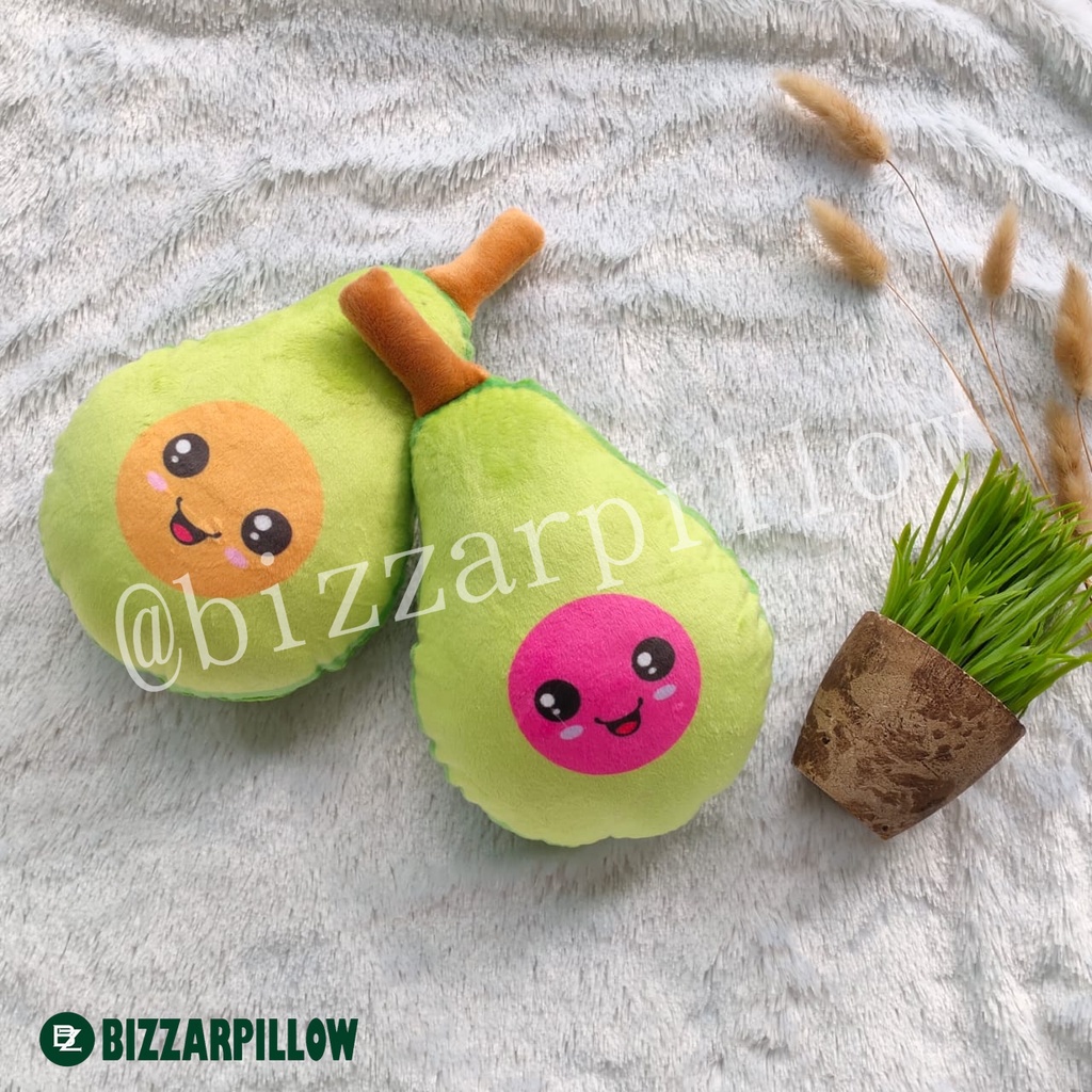 Bizzarpillow Bantal Motif Buah Segar Size S Bantal Edukasi Anak BZ003