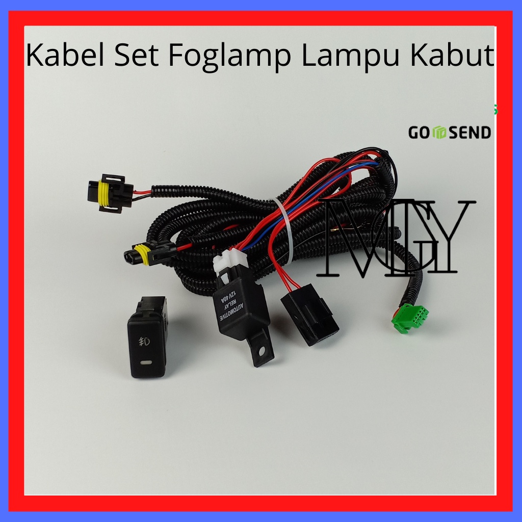 kabel foglamp/lampu kabut set H16 H8 H11