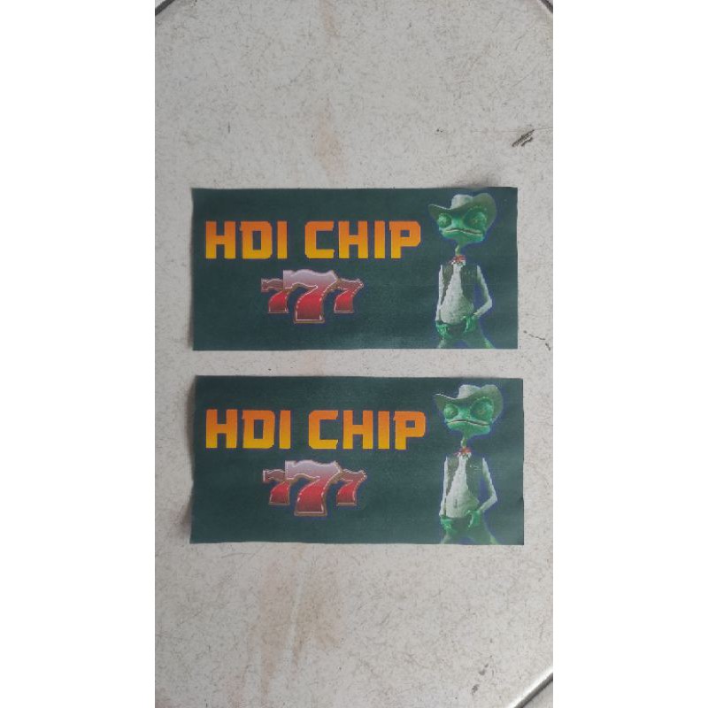 Sticker HDI Chip 777 Lebar
