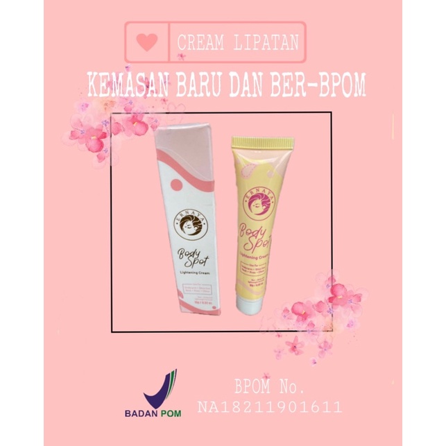 CREAM LIPATAN BPOM BY ERNAYA / CREAM PEMUTIH KETIAK