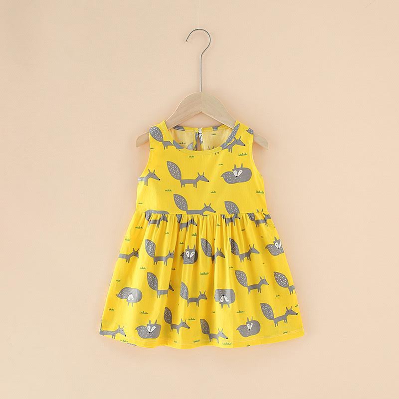 Dress Katun [ Fox ] Anak Perempuan [ Usia 2 -5 Tahun ] HM789