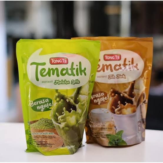 

B0621D Tong Tji Tematik Matcha Latte/Teh Tarik 10S - Lemongrass 054