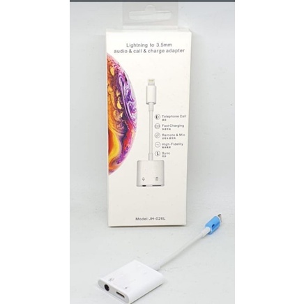 Converter / Jack JH-026L Audio/Call/Charge Adapter