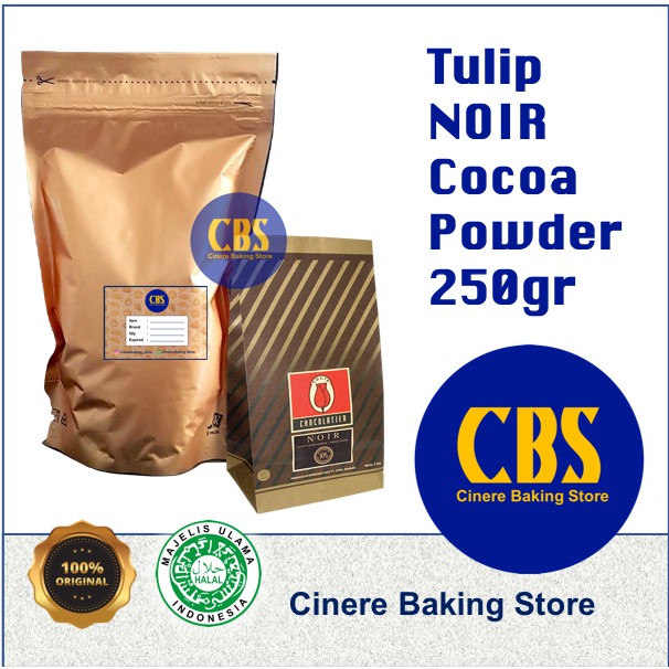 

Tulip NOIR Cocoa Powder 250gr HALAL