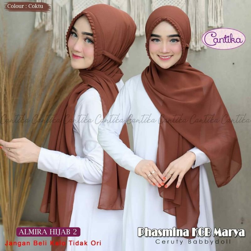 1 kg muat 10 pcs  Fashion Muslim pashmina 175 x 75  instan / Pashmina INSTAN tali maryam KCB 175 x75-6