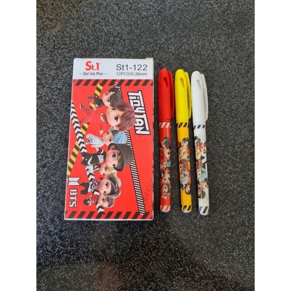 

Pena ST.1 BTS Pena Motif BTS Pena Hitam BTS Pena Tinta BTS