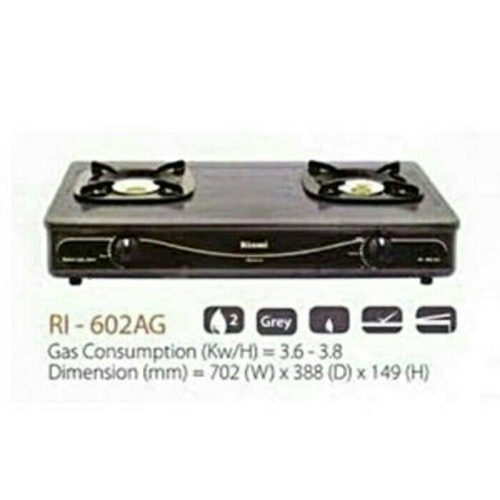 KOMPOR GAS RINNAI 602 AG - KOMPOR RINNAI