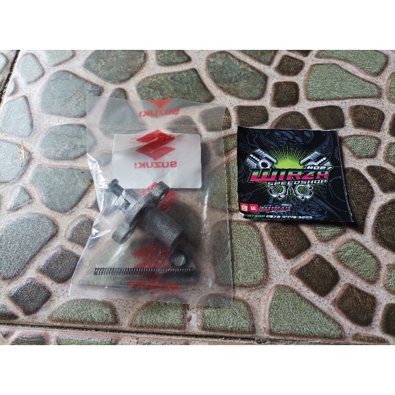 tonjokan keteng tensioner satria fu injeksi ori SGP stut kamprat