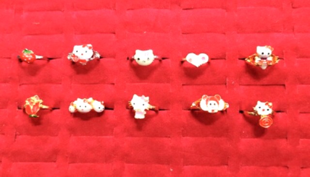 [tiara] cincin. Anak / replika emas / cincin anak lapis emas / cincin anak karakter / cincin