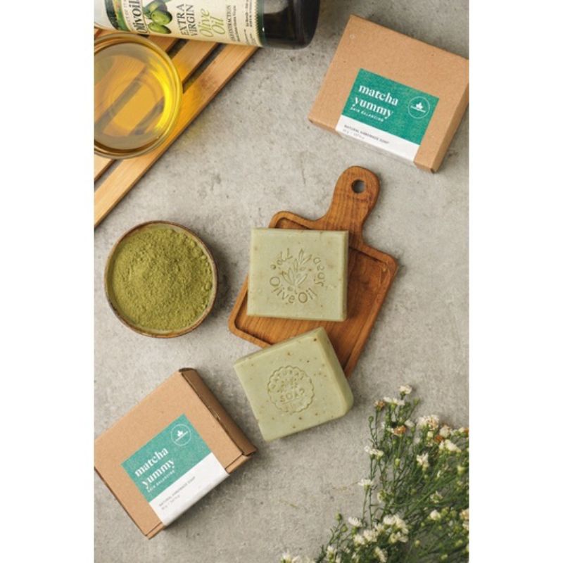 (Surabaya) Matcha Yummy Soap by TheSoapStory
