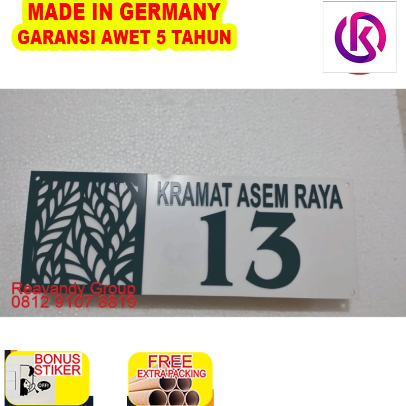 

Promo Nomor Rumah acrylic - custom