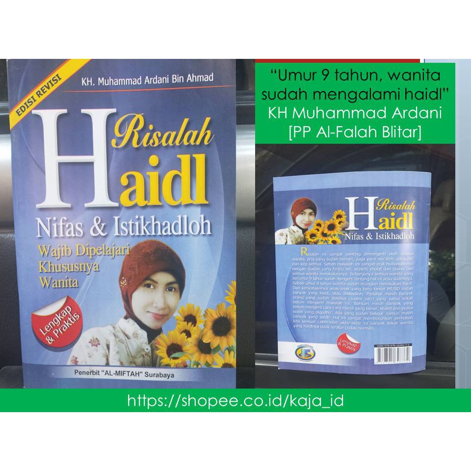 Jual Risalah Haid Nifas Dan Istihadloh Istihadhah Ii Risalah Haidh