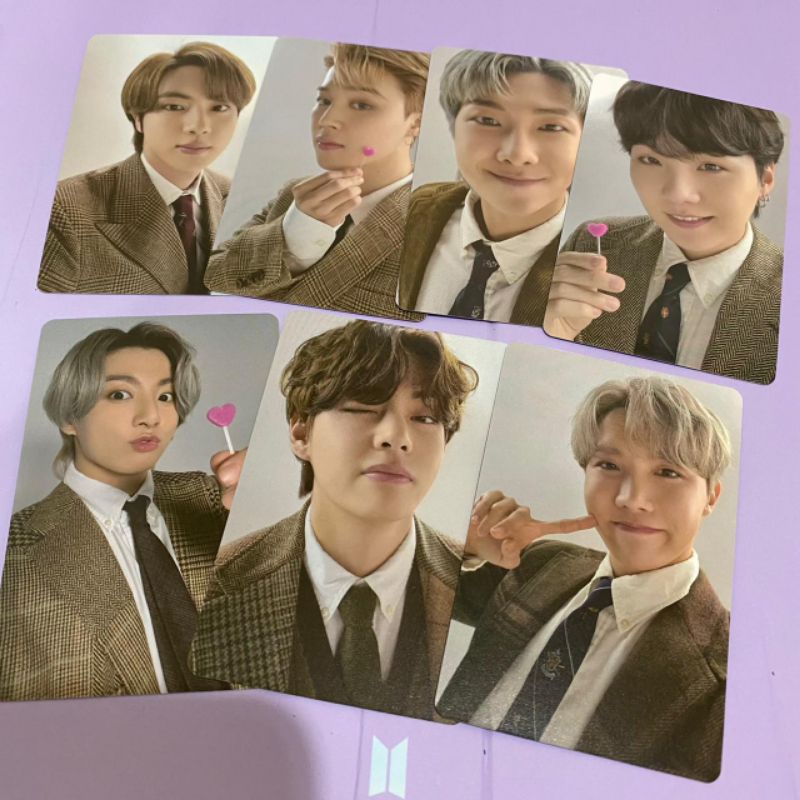 PC Photocard BTS official RM JIN V JK SUGA JIMIN J HOPE Festa d day calendar sharing D-9