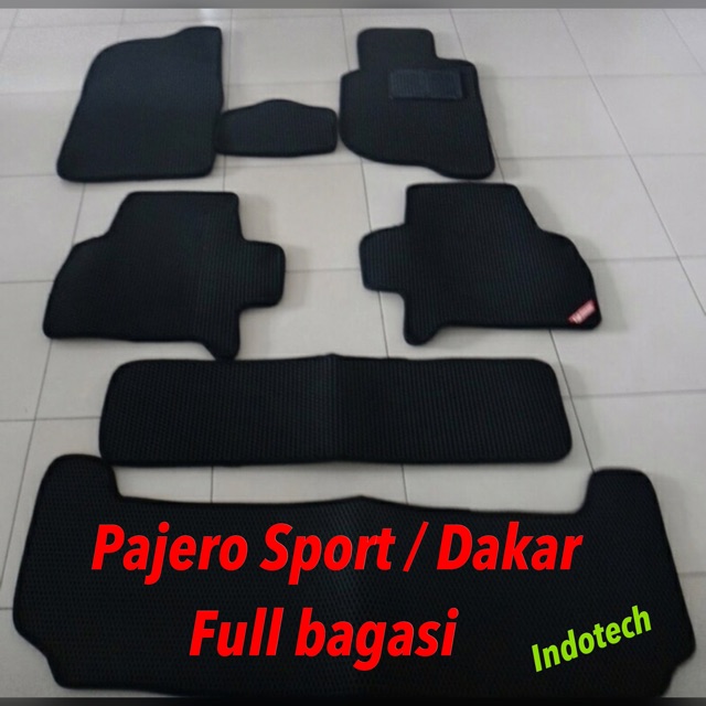 Karpet Mobil Mitsubishi Pajero Sport Full Bagasi 2 Lapis