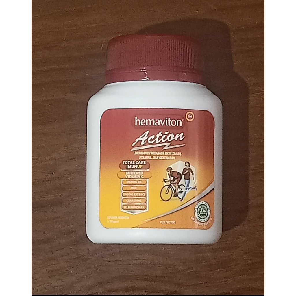 Hemaviton Stamina Plus / Hemaviton Action Isi 30 Kapsul