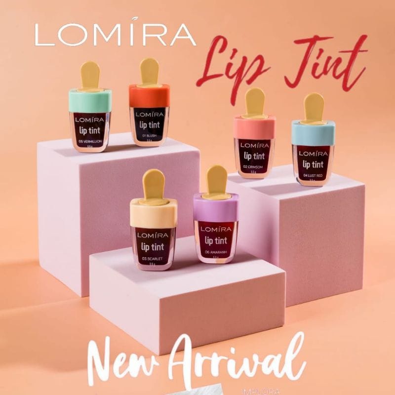 LOMIRA Liptint BPOM - Cheek And Lip Tint Lomira 5.5gr Liptint Es Krim Original