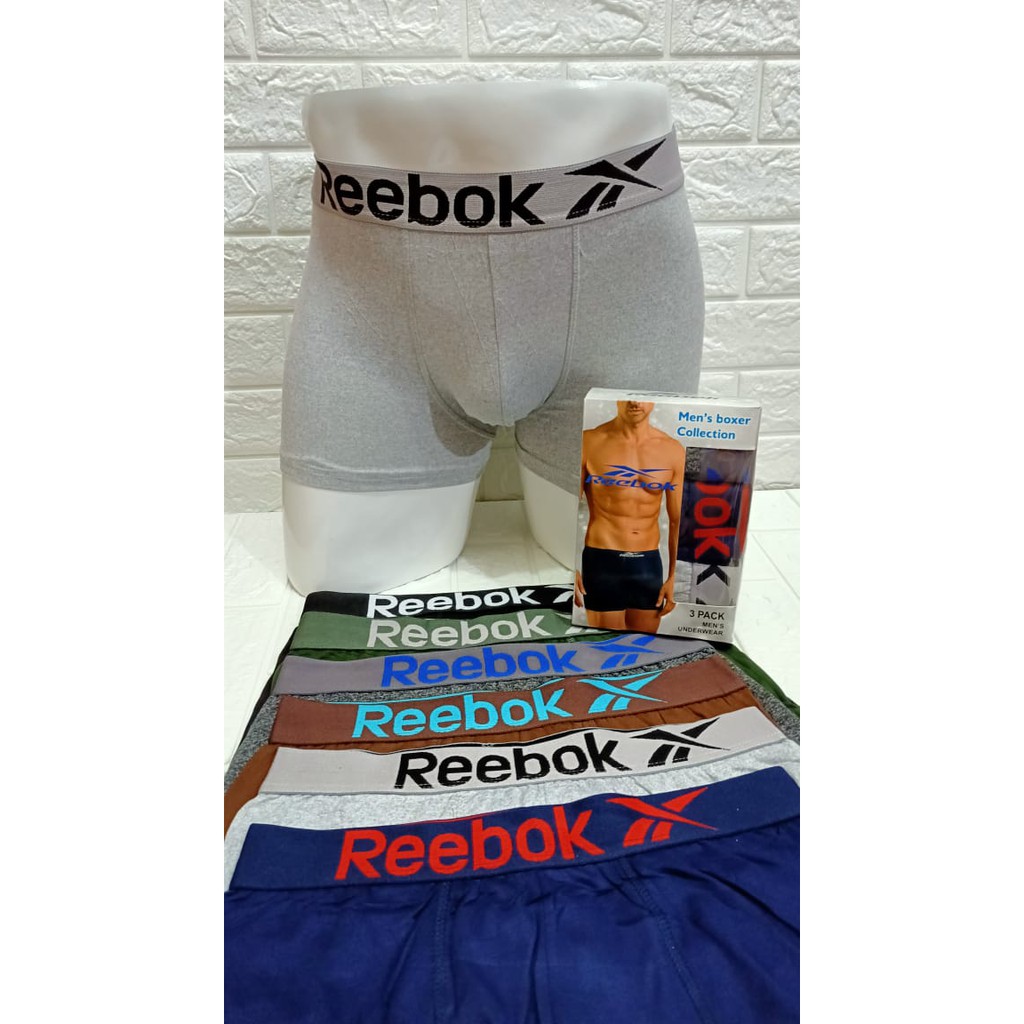 PROMO !!! 3 BOXER REBOOX || CELANA DALAM BOXER PRIA